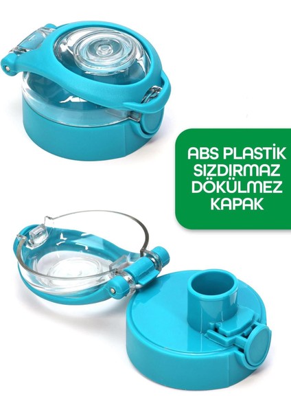 Geniş Ağızlı Tritan Su Şişesi, 630ML, Gradient Tasarım, Sıvı Taşıma, Bpa Içermez indirimleri