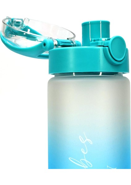 Geniş Ağızlı Tritan Su Şişesi, 630ML, Gradient Tasarım, Sıvı Taşıma, Bpa Içermez