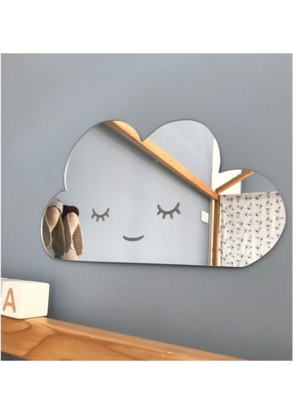 Turuncu Gümüş Ayna Bulut ile Parlak ve Şık Dekorasyon Sağlar