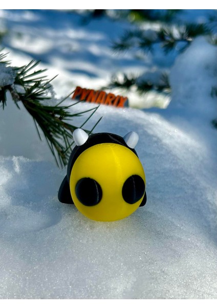 Arı Oyuncak - Altın Işık Çiçeği'nin Peşindeki Bebek Arı🌼🐝3d Hareketli Organik Model - Orta Boy fırsatları