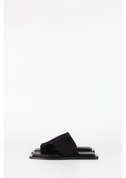 Kadın Süet Siyah Terlik 2221 fiyatları