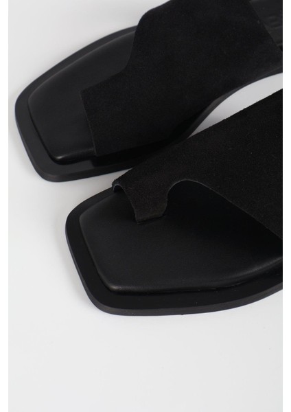 Kadın Süet Siyah Terlik 2221 indirimleri