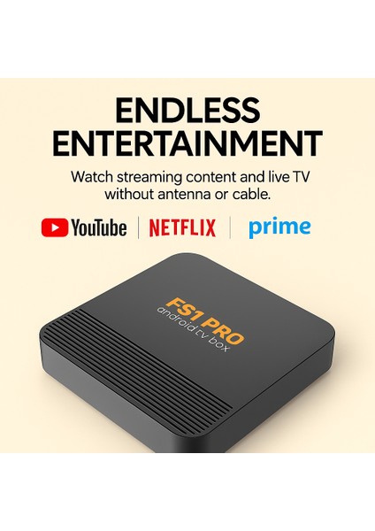 5g Pro Tv Box - 4K UHD Android Tv Box - Full Paket Yayın Hediyeli / Akıllı Box - Tv Stick Internet Tv 5g