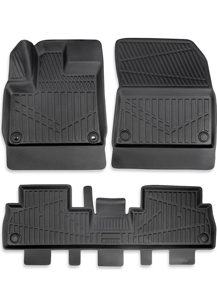 Citroen Berlingo 2019 Sonrası Myk 3D Premium Havuzlu Oto Paspas ve 3D Bagaj Havuzu