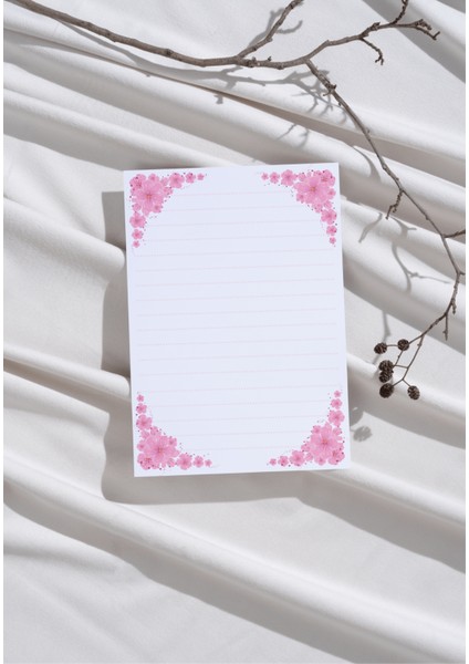 A6 Pinterest Sakura-12 Çek-Kopar Notepad, Memopad, Note Defteri, To Do List
