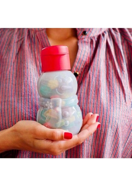 Beyaz 350 ml Eko Şişe Kardan Adam Tasarımı fiyatları