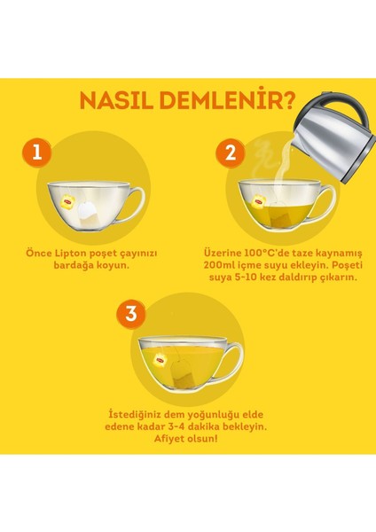 Papatya Bitki Süzen Bardak Poşet Çayı 20LI x 6 Adet fırsatları