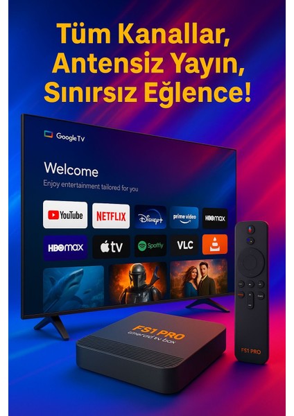 Box S 4K Ultra Hd Lisanslı Android Tv Box / Media Player Android Mi Tv Stick Box S 4K Ultra Hd Lisanslı Android Tv Box / Media Player Android Mi Tv Stick