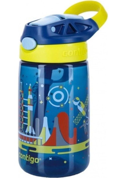 Renkli Uzay Temalı 420 ml Çok Amaçlı Su Şişesi fiyatları