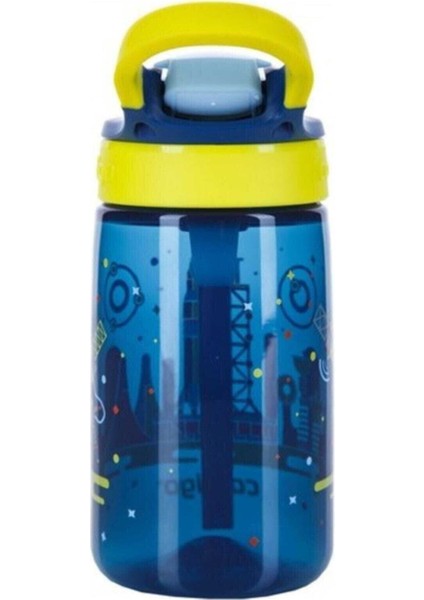 Renkli Uzay Temalı 420 ml Çok Amaçlı Su Şişesi fırsatları