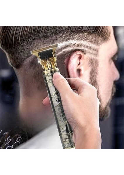 Bfs Vintage Görünümlü Güçlü 4 Farklı Başlıklı USB Şarjlı Manuel Tıraş Makinası fırsatları