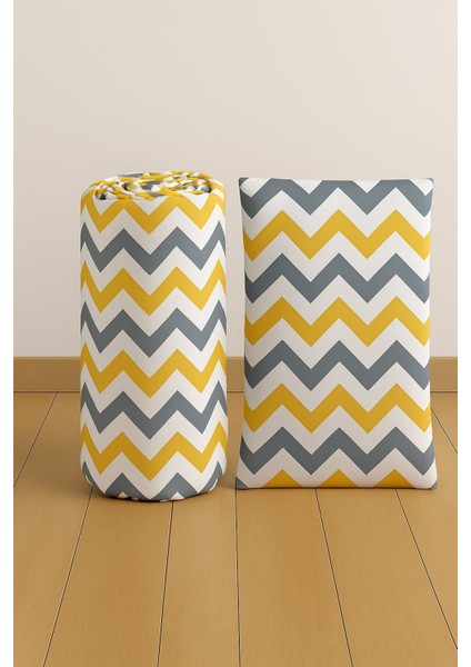 Battal Boy Desenli Lastikli Çarşaf Seti 180X200 cm + 2 Adet Yastık Kılıfı 50X70 fiyatları