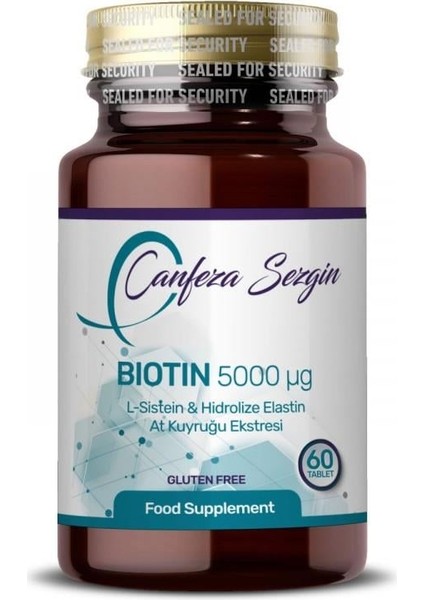 Biotin L-Sistein Hidrolize Elastin At Kuyruğu Ekstresi 60 Tablet fiyatları