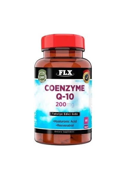 Coenzyme Q10 200 Mg Hyaluronik Asit Resveratrol 60 Tablet