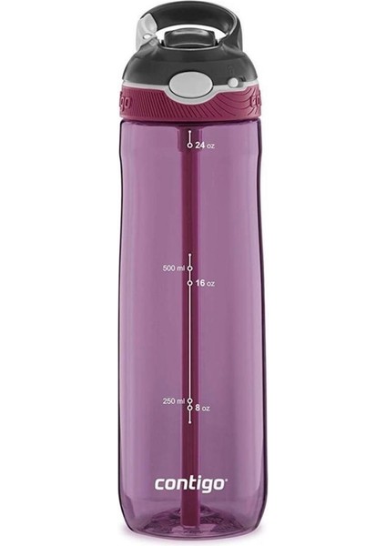 720ML Spor Su Matarası, Tek El Kullanımına Uygun, Iç Kapaklı, Şık ve Dayanıklı