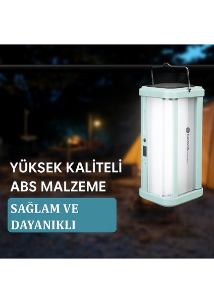 Güneş Enerjili Çok Fonksiyonlu Taşınabilir Kamp Lambası – Su Geçirmez LED Fener modelleri
