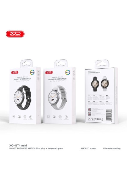 Gt4 Mini IP68 Sertifikalı Suya Dayanklı Apple Android Uyumlu Akıllı Saat Smart Sport Watch fırsatları