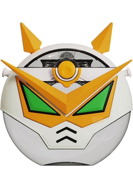 Çocuklar Için 630ML Silikon Robot Temalı Pipetli Askılı Matara