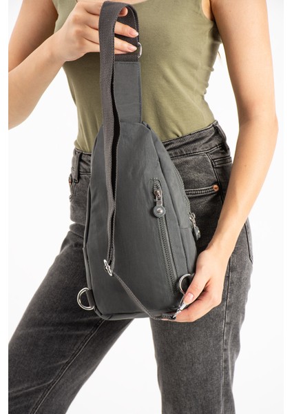 Kadın Krınkıl Kumaş Suya Dayanıklı Çapraz Askılı Para Cüzdanlıklı Çanta fırsatları