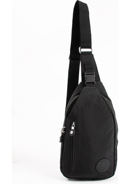 Kadın Krınkıl Kumaş Suya Dayanıklı Çapraz Askılı Para Cüzdanlıklı Çanta