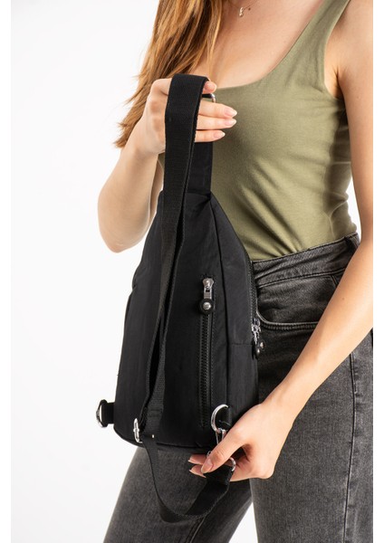 Kadın Krınkıl Kumaş Suya Dayanıklı Çapraz Askılı Para Cüzdanlıklı Çanta fırsatları