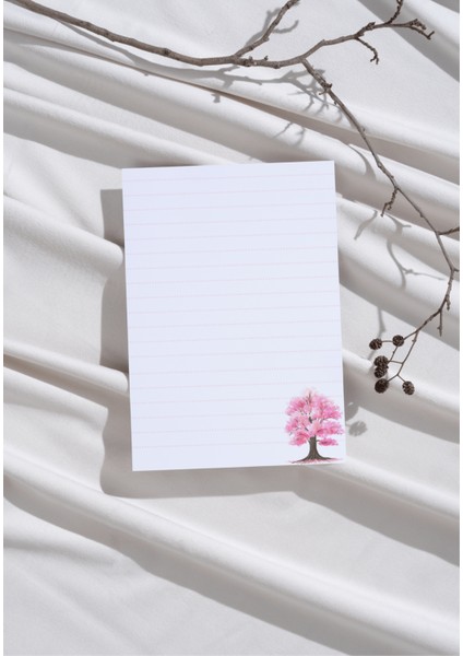 A6 Pinterest Sakura-14 Çek-Kopar Notepad, Memopad, Note Defteri, To Do List