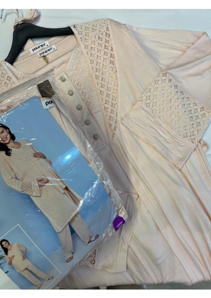 Oversleep By Poleren Lohusa Kadın Pijama Takımı fiyatları