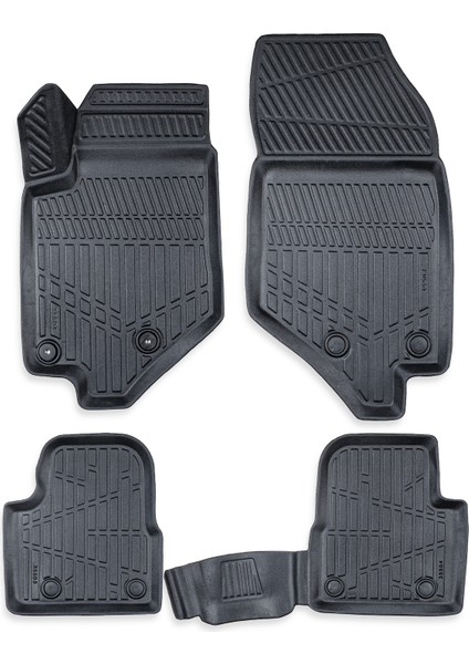 Citroen C4 2010-2018 Arası Myk 3D Premium Havuzlu Oto Paspas ve 3D Bagaj Havuzu