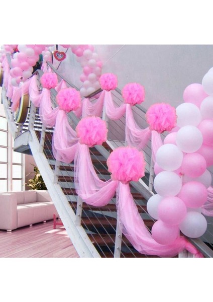 Bej Kapı ve Sandalye Süsleme Tülü, 25 M. Uzunluk, Şık ve Zarif Dekorasyon Detayları fırsatları