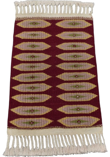 El Dokuma Benzersiz Yüncü Yörük Yün Kilimi 0149 - Yeni - Çok Renkli fiyatları