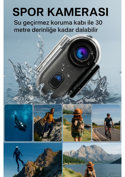 Mini Kamera Hd 1080P Taşınabilir Dijital Video Aksiyon Macera Vücut Kamerası modelleri