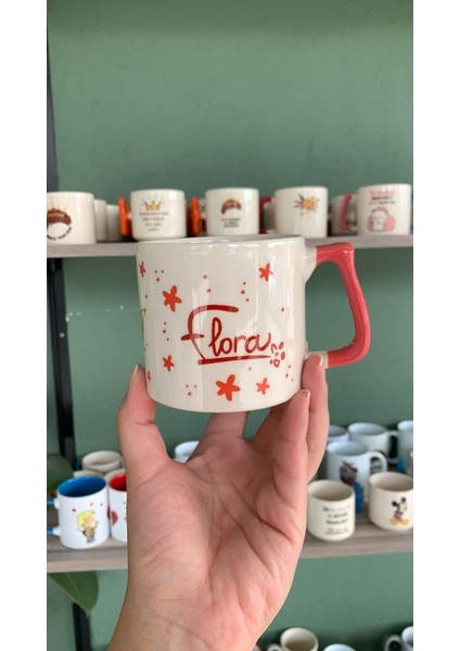 Winx Club Flora Baskılı Çay Kahve Fincan Kupa modelleri