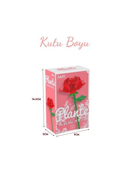3 Lü Set Dekoratif Gül Çiçek Buketi Yapım Seti Legosu 200 + Parça Full Set/ebedi Çiçek fiyatları