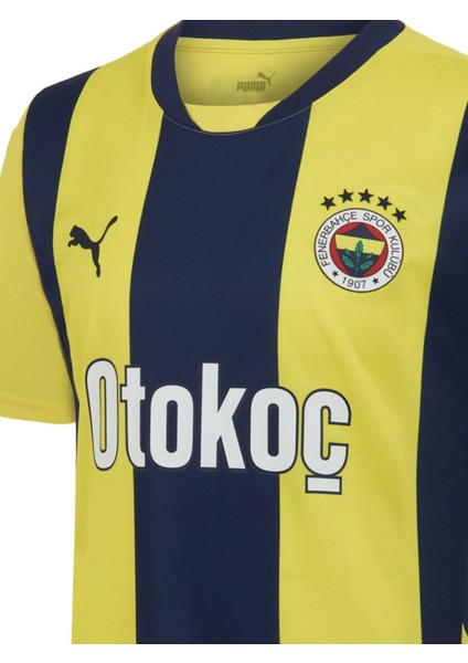 Orijinal Lisanslı Unisex 24-25 Yeni Sezon Sarı Lacivert Çubuklu Çocuk Forma modelleri