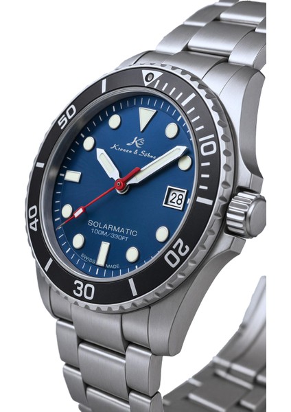 Solarmatic Güneş Enerjili Swiss Made Çelik Platin Erkek Kol Saati fiyatları