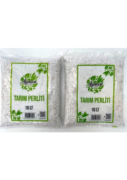 2 Adet 10 Lt Tarım Perliti Köklendirici Perlit - Toplam 20 Litre Drenaj Düzenleyici Premium Kalite