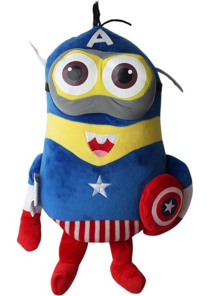 Despicable Me Minions Çılgın Hırsızlar C. America Versiyon Peluş Oyuncak Uyku & Oyun Arkadaşı 30 Cm. fiyatları