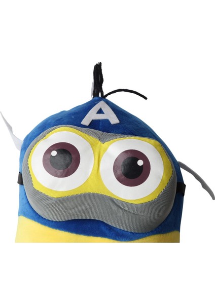 Despicable Me Minions Çılgın Hırsızlar C. America Versiyon Peluş Oyuncak Uyku & Oyun Arkadaşı 30 Cm. indirimleri