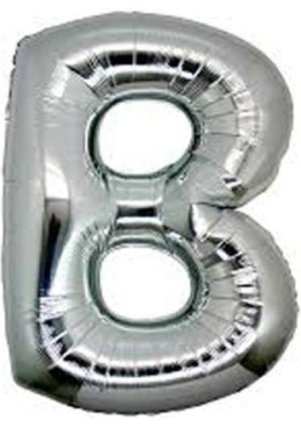 Gümüş Rengi Folyo Balon 1 Metre, Çok Renkli, Eğlenceli ve Şık Süsleme Malzemesi
