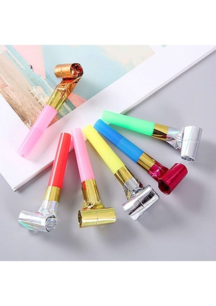 20 Adet Renkli Uzayan Sesli Doğum Günü Partisi Düdüğü Seti fiyatları