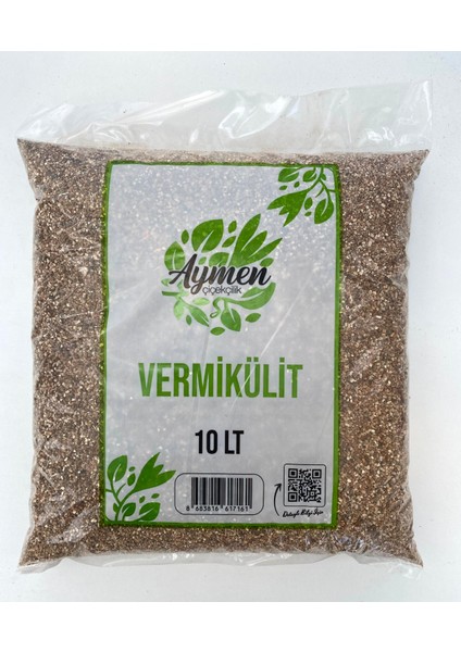 10 Litre Tarımsal Vermikülit Fine - Toprak ve Torf Düzenleyici Doğal Maden - Tohum Çimlendirme