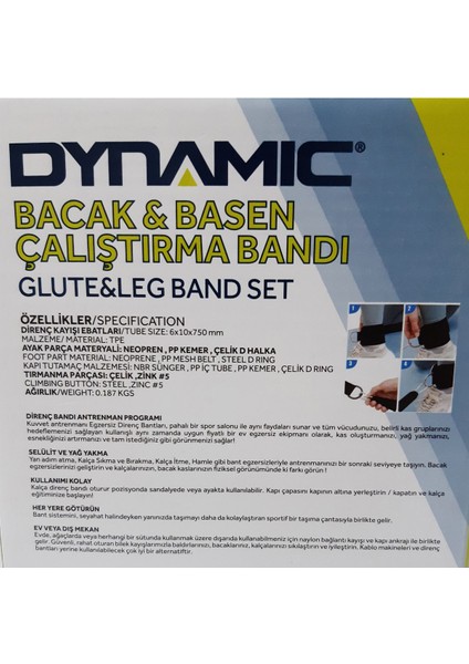 Renkli Bacak ve Basen Çalıştırma Seti, Evde Form ve Sağlık Için Mükemmel Seçenek