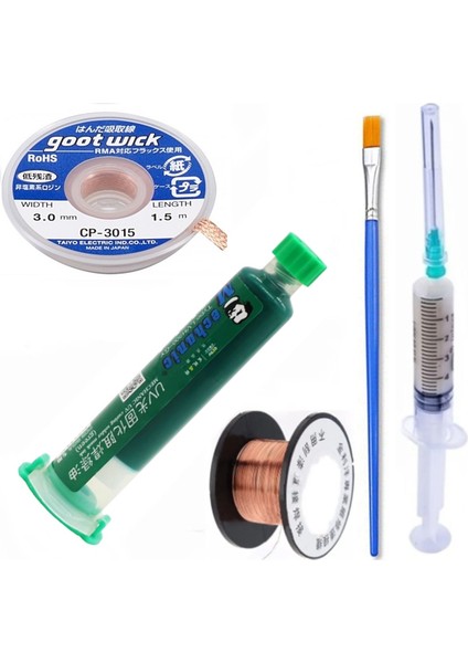 Mechanic Bst Uv Jel Yol Kaplama Maskesi ve Yardımcı Beşli Elektronik Kart Tamir Malzemeleri 3,0mm