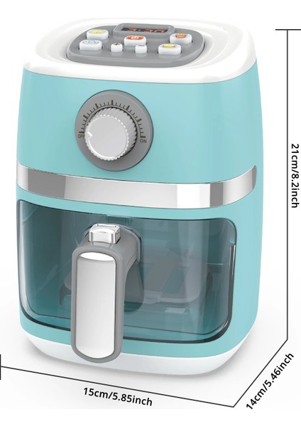 Sesli Işıklı Fritöz Mutfak Air Fryer Oyuncak modelleri