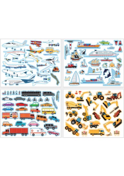Tekrar Kullanılabilen Sticker Pad Taşıtlar (LS-603) fırsatları