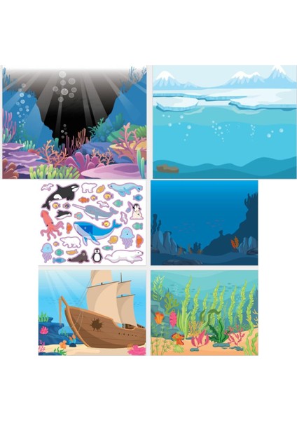 Tekrar Kullanılabilen Sticker Pad Hayvanlar (LS-600) Gko indirimleri