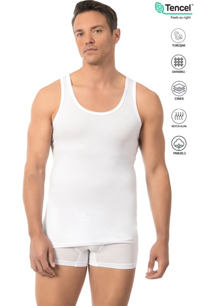 Özkan 10852 Erkek Premium Kumaş Pamuklu Modal Esnek Rahat Kalın Askılı Atlet