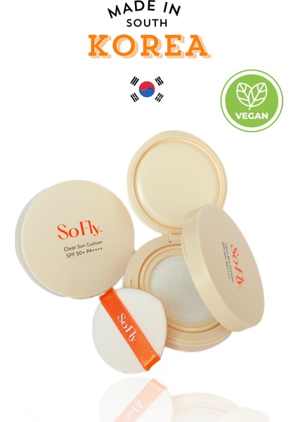 Clear Kore Sun Cushion Transparan Güneş Kremi