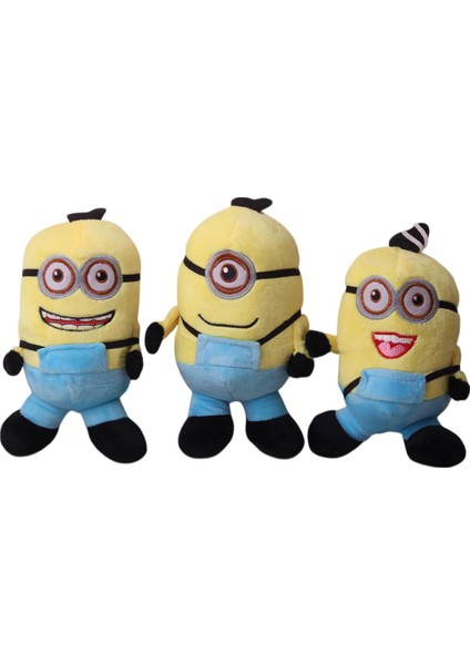 Despicable Me Minions Çılgın Hırsızlar Stuart Dave Bob 3’lü Peluş Oyuncak Uyku & Oyun Arkadaşı fiyatları