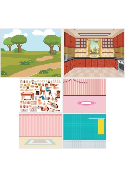 Tekrar Kullanılabilen Sticker Pad Günlük Hayat (LS-602) modelleri